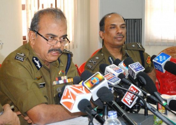 Tripura DGP reviews law and order Tripura DGP reviews law and order